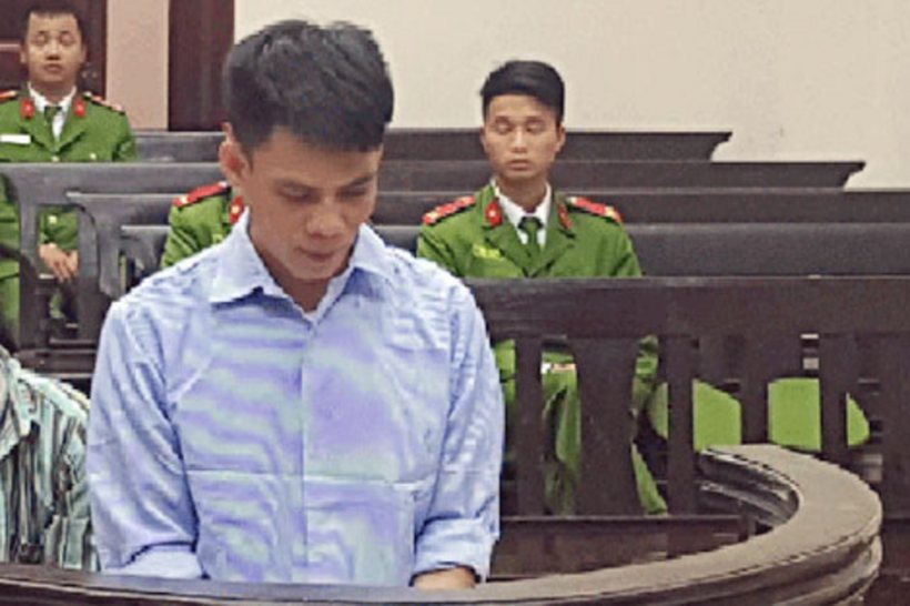 Nguyễn Văn Thịnh tại phiên toà xét xử. Ảnh: Công an nhân dân