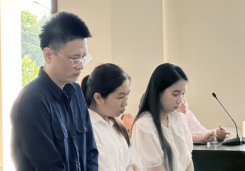 Ba bị cáo tại tòa. (Ảnh: VietnamNet)