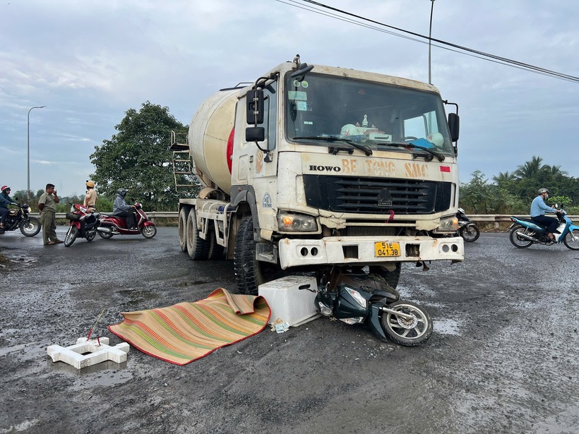 Hiện trường xảy ra vụ tai nạn. Ảnh: Báo Giao thông.