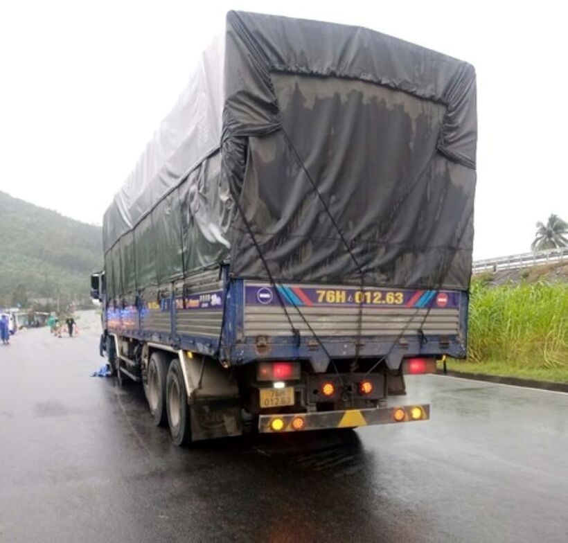 Hiện trường xảy ra vụ tai nạn. Ảnh: Báo Công an TP.HCM.