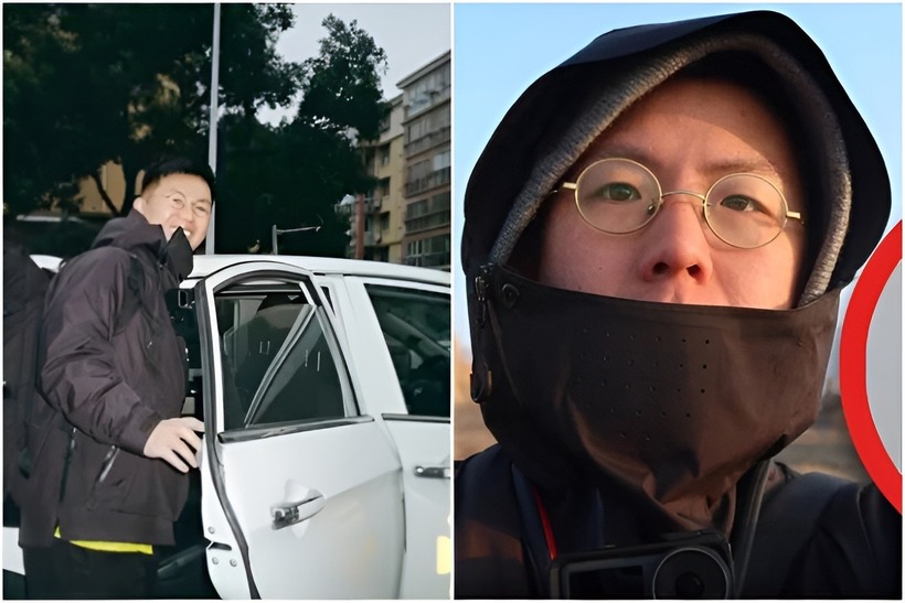 Yang Hao (34 tuổi) đã không dùng smartphone trong suốt 134 ngày đi khắp Trung Quốc. Ảnh: SCMP.