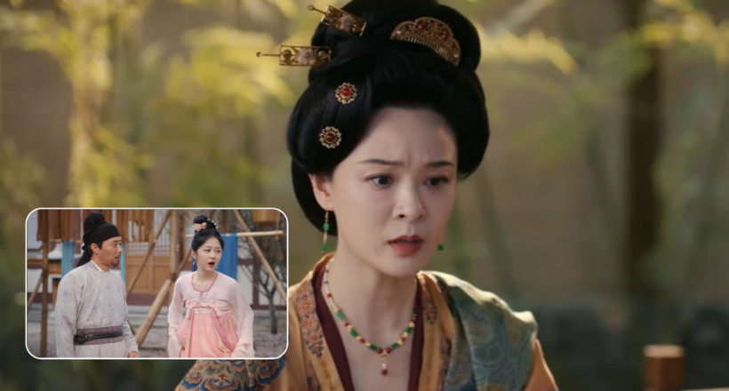 Quý Anh Anh hốt hoảng khi nghe tin di mẫu đến thăm.