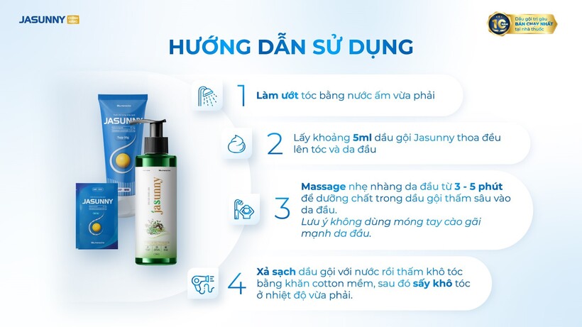 Cách sử dụng dầu gội trị gàu hiệu quả, không tái phát