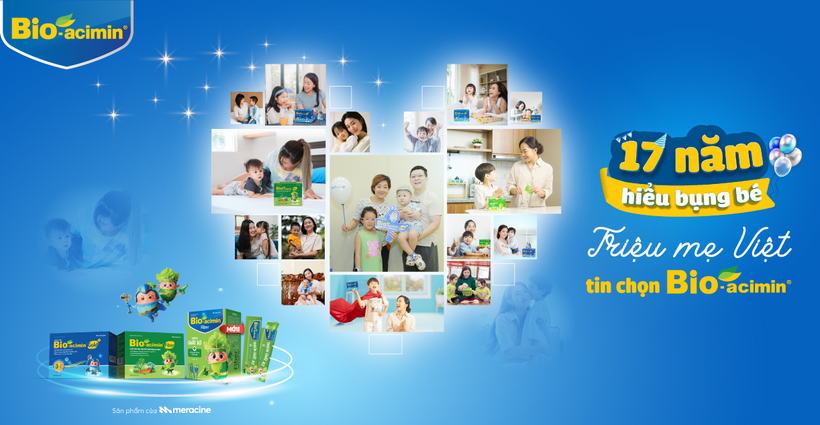 Bio-acimin được hàng triệu mẹ bỉm tin chọn suốt gần 2 thập kỷ