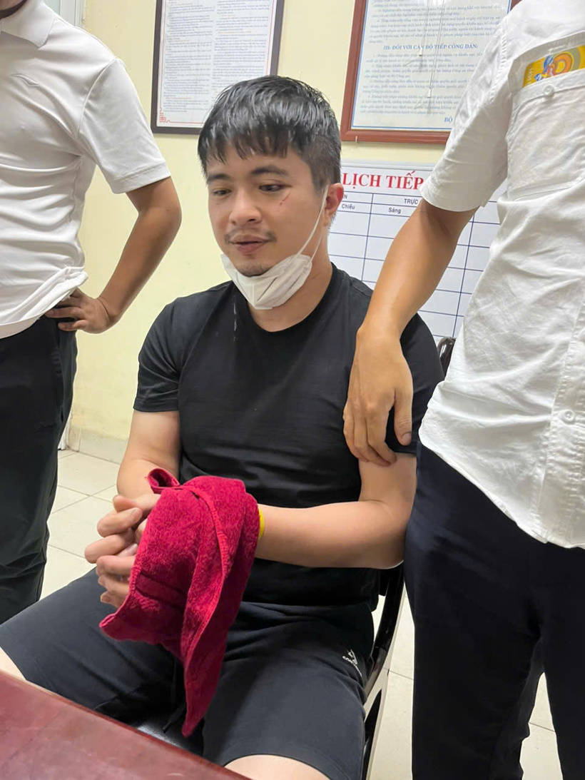 Hình ảnh Tiktoker Mr Pips khi bị bắt.