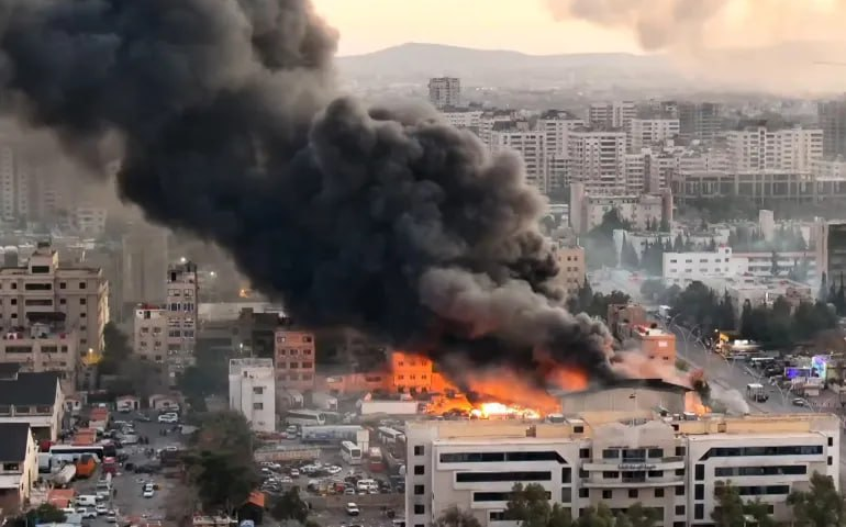 Một cuộc không kích của Israel tại Syria. (Ảnh: levant24.com)
