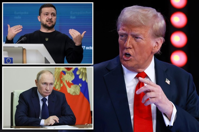 Tổng thống đắc cử Mỹ Donald Trump được cho là đang chuẩn bị tối hậu thư cho cả Nga và Ukraine. Ảnh: NYP