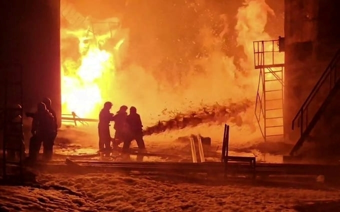 Ukraine liều lĩnh dội lửa vào lãnh thổ Nga. Ảnh: Telegraph