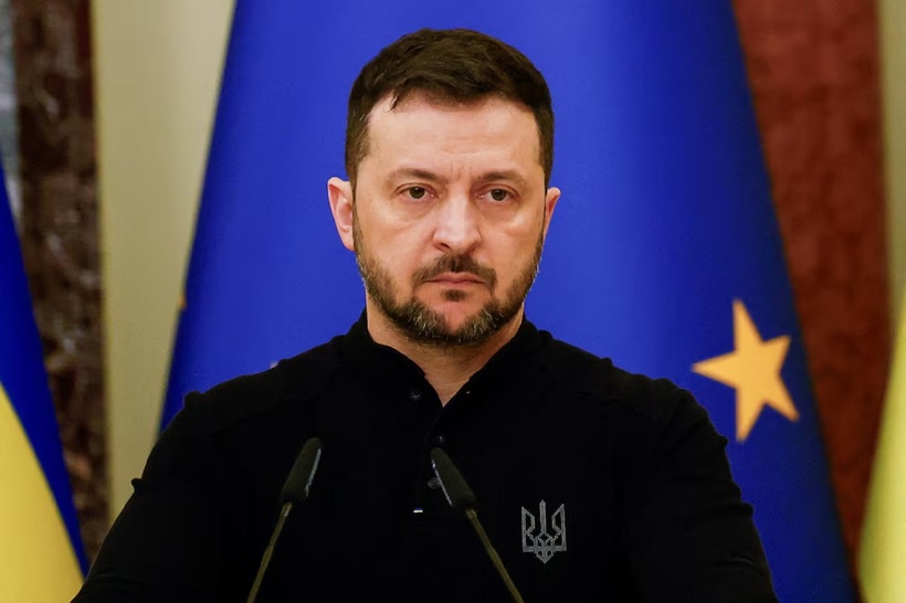 Tổng thống Ukraine Volodymyr Zelensky. Ảnh: Reuters