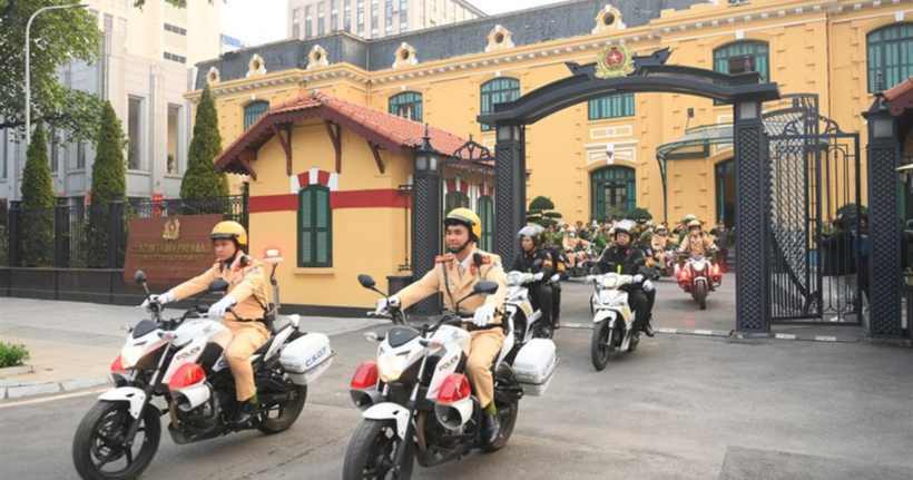 Công an các đơn vị, địa phương đồng loạt ra quân tấn công, trấn áp tội phạm, bảo đảm ANTT. (Ảnh: Bộ Công an)