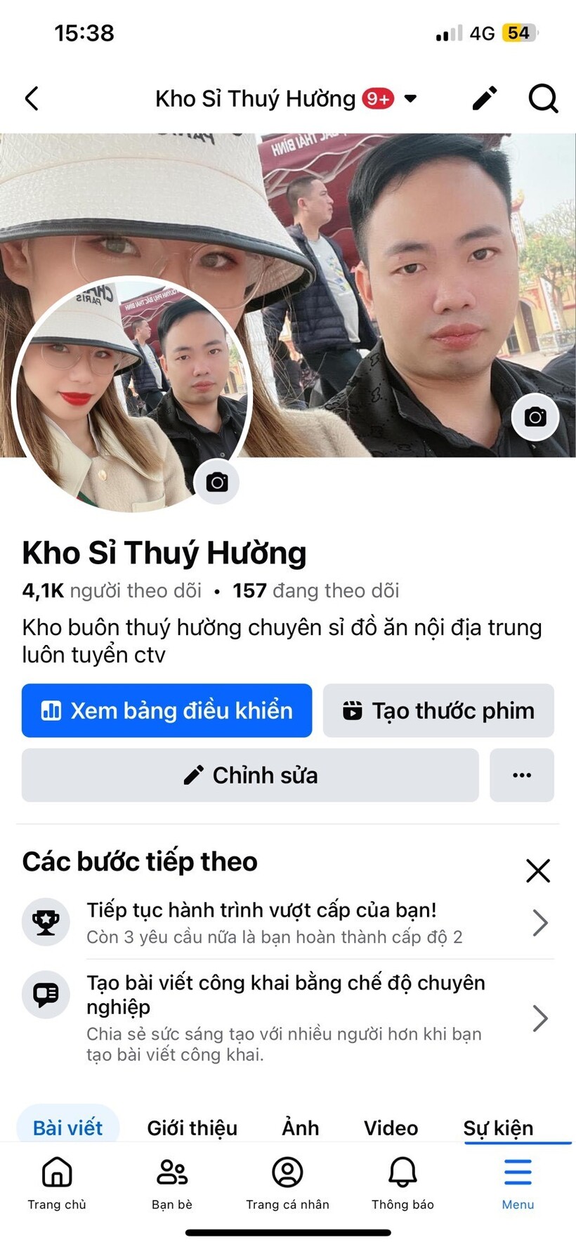 Tài khoản thương mại điện tử kho sỉ Thúy Hường. Ảnh QLTT Hải Dương