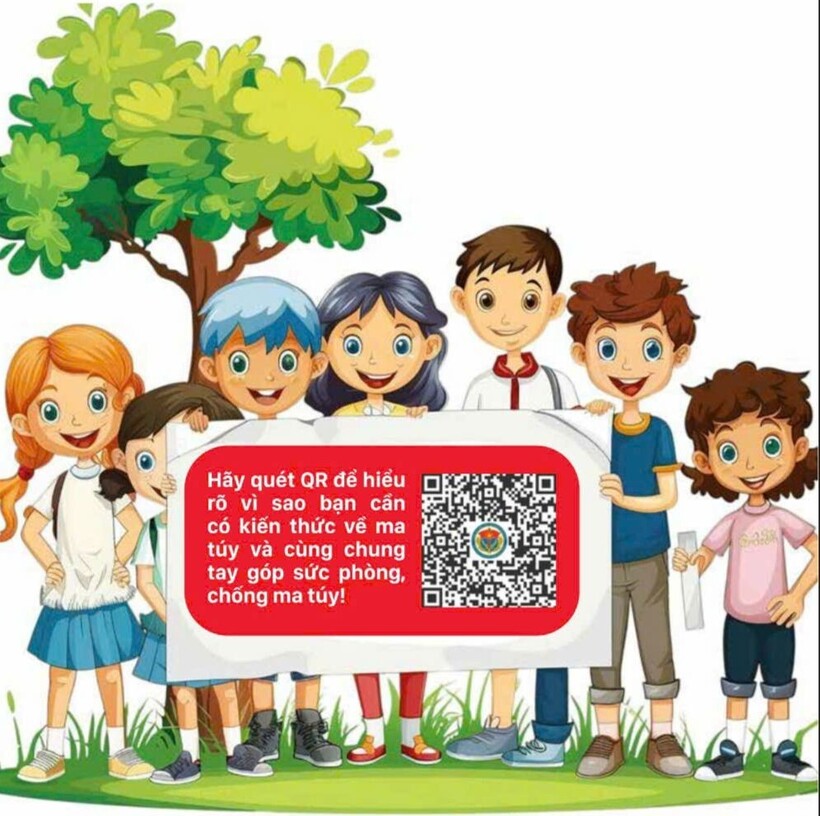 Tài liệu tuyên truyền “Phòng, chống ma túy trong các cơ sở giáo dục, trường học”. (Ảnh: C04)