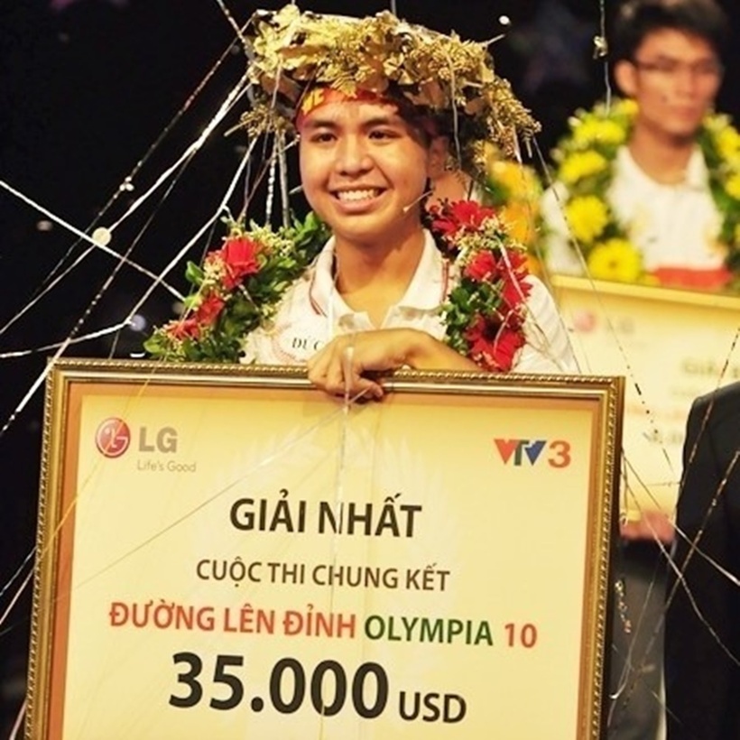 Phan Minh Đức (sinh năm 1992) là thí sinh đầu tiên của Hà Nội giành quán quân trong cuộc thi này. Ảnh: Vietnamnet.