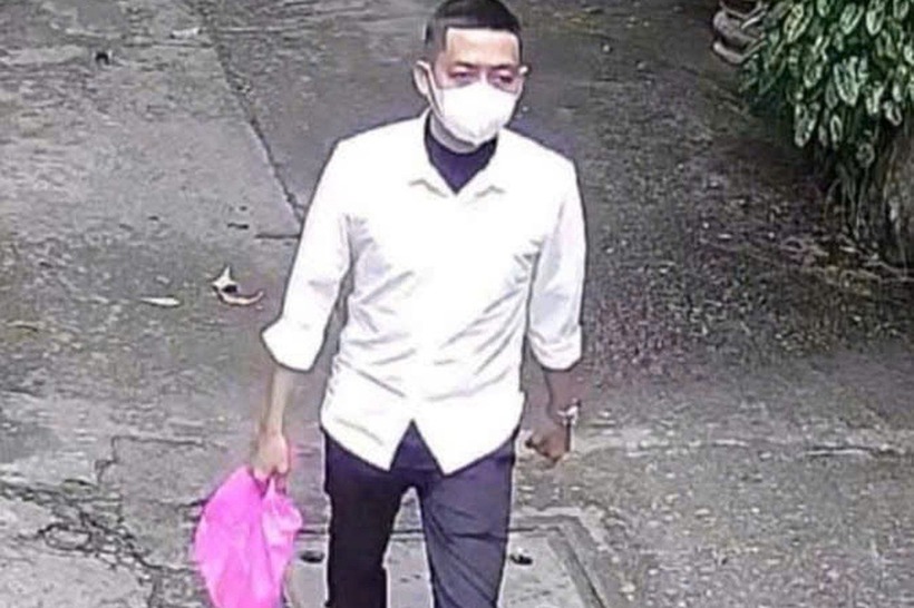 N.H.A, anh rể của nạn nhân được cho là đến phòng trọ của em vợ. Ảnh: Dân Trí