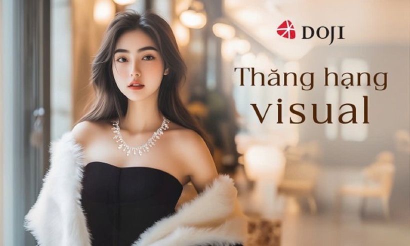 Sợi dây chuyền kim cương thượng hạng nằm trong BST Sương mai, tôn vinh vẻ đẹp thanh thoát, kiêu sa của người phụ nữ.