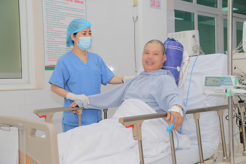 Sau hơn 10 ngày điều trị, bệnh nhân đã được xuất viện