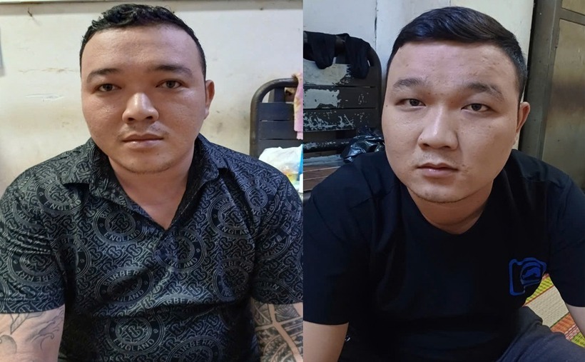 Đối tượng Trần Trung Hiếu - Trần Trung Bình khi bị bắt giữ. Ảnh: VietNamNet