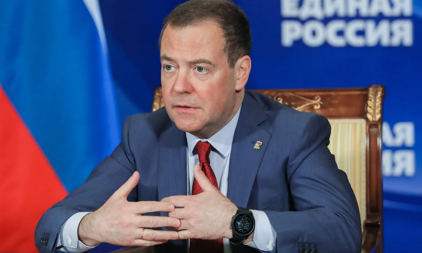 Phó Chủ tịch Hội đồng An ninh Nga Dmitry Medvedev. Ảnh: Getty