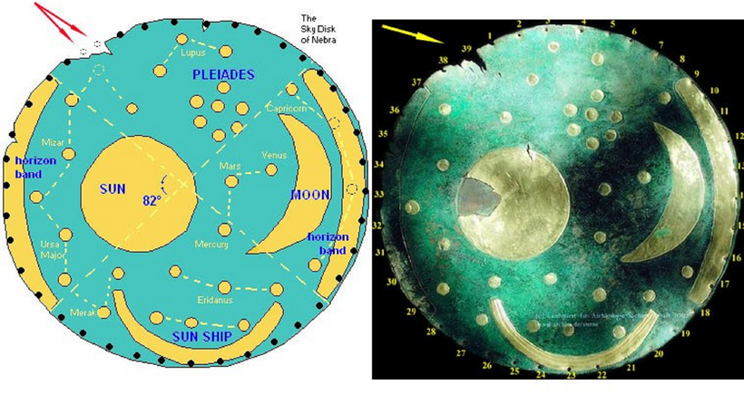 Đĩa Nebra Sky được UNESCO công nhận là Di sản tư liệu thế giới.