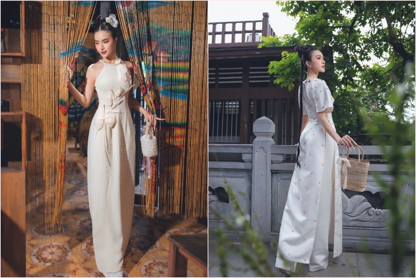 BST áo dài mới được xem là cột mốc đáng nhớ trong hành trình thiết kế của NTK Minh Châu.