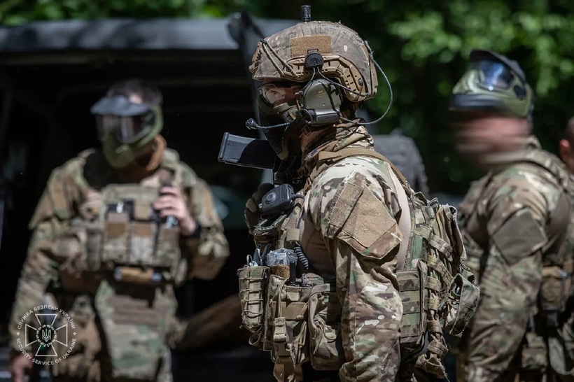 Lực lượng thuộc Cơ quan An ninh Ukraine (SBU). Ảnh: SBU