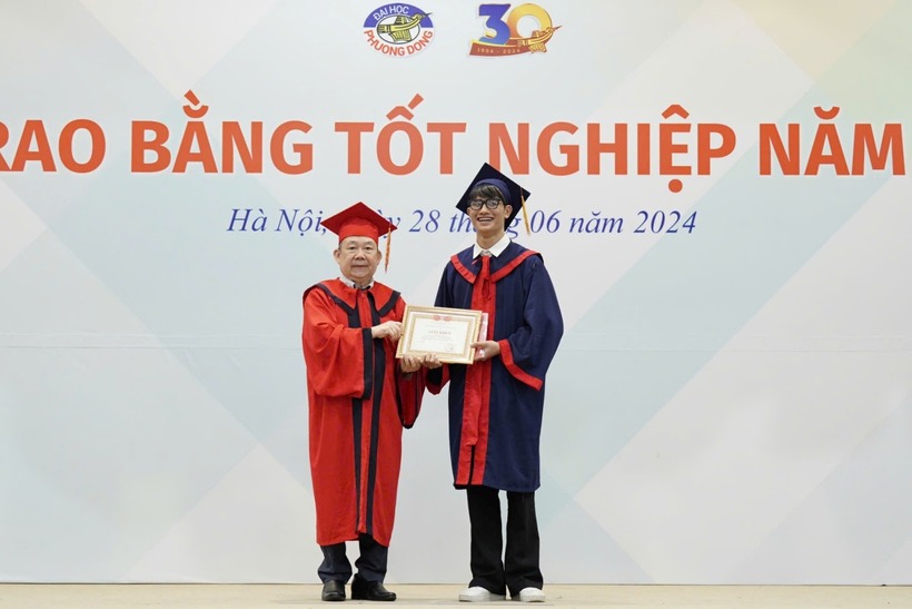 Nguyễn Thanh Nhàn tốt nghiệp loại giỏi ngành Ngôn ngữ Nhật tại trường Đại học Phương Đông.