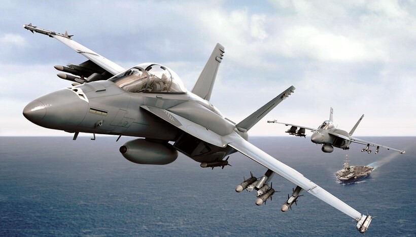 Máy bay chiến đấu F/A-18. Ảnh minh họa