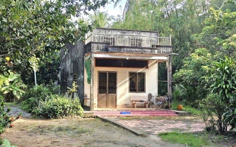 Căn nhà xảy ra vụ án mạng. Ảnh: Thanh Niên
