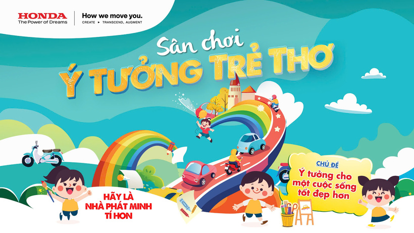 Công ty Honda Việt Nam phối hợp cùng Bộ GD&ĐT phát động sân chơi "Ý tưởng trẻ thơ" năm học 2024-2025.