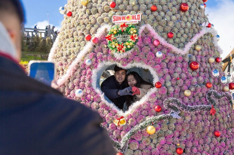 Fansipan đón đợt băng giá đầu mùa - 6