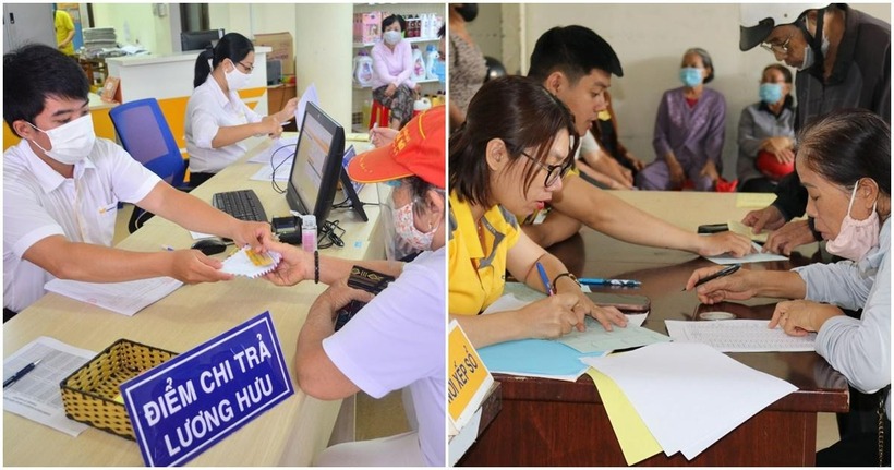 Hơn 3,3 triệu người sẽ được nhận liền 2 tháng lương hưu và trợ cấp bảo hiểm xã hội hằng tháng trước Tết Nguyên đán Ất Tỵ. (Ảnh minh họa)