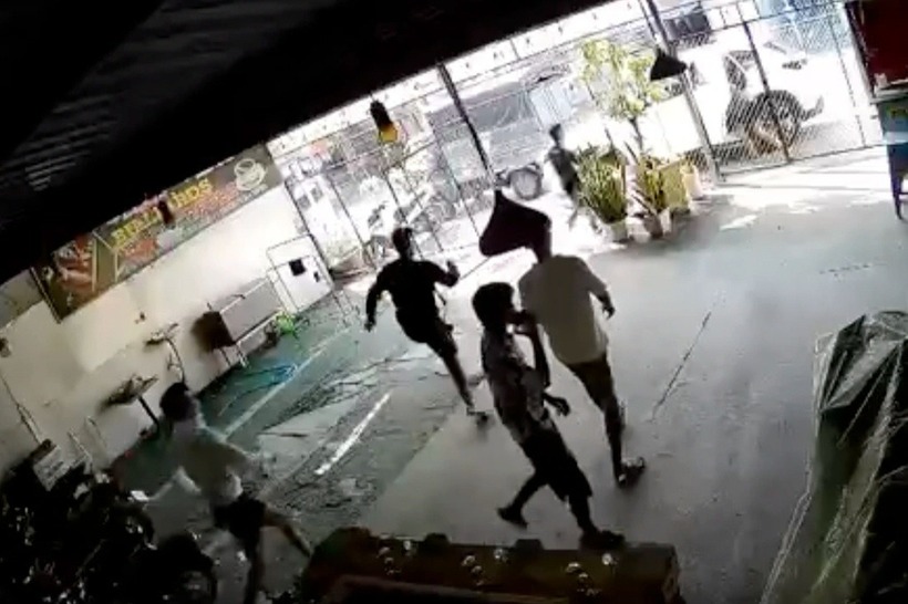 Hiện trường vụ việc. Ảnh: Dân Trí