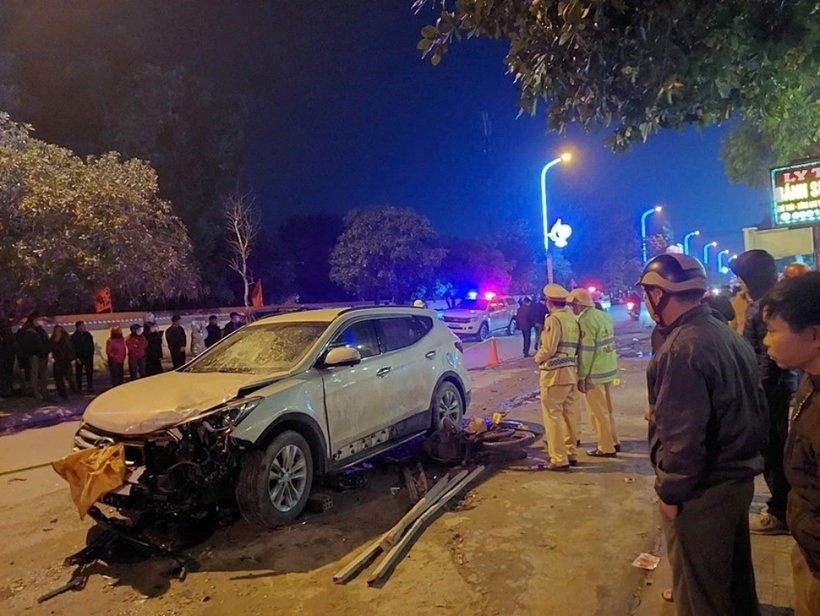 Hiện trường xảy ra vụ tai nạn. Ảnh: PLO.