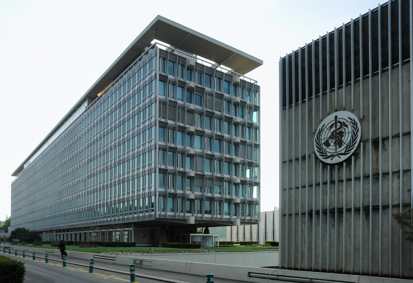 Trụ sở Tổ chức Y tế thế giới (WHO) tại Geneva, Thụy Sĩ. Ảnh: Getty