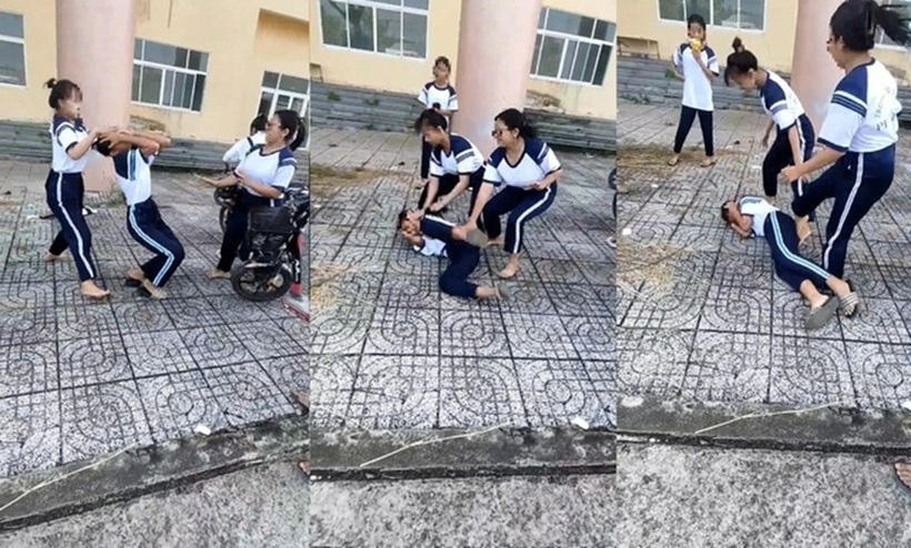 Hình ảnh ghi lại sự việc. Ảnh: Thanh Niên