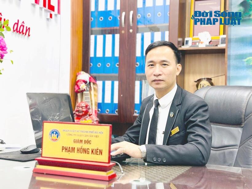 Luật sư Phạm Hồng Kiên, Giám đốc Công ty luật Cán Cân Việt, đoàn luật sư TP.Hà Nội