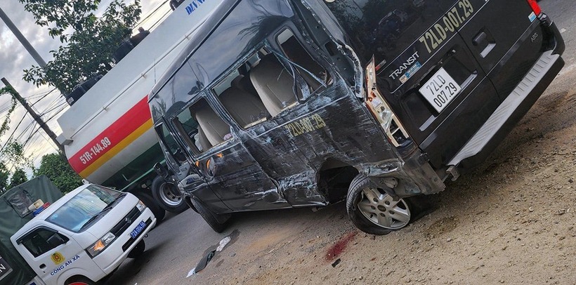 Hiện trường xảy ra vụ tai nạn. Ảnh: Vietnamnet.