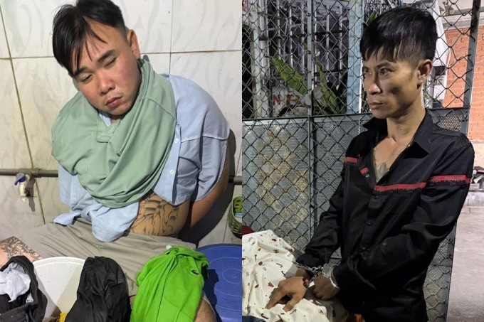 Phạm Trung Trưởng (trái) và Nguyễn Quang Sáng. (Ảnh: VnExpress)
