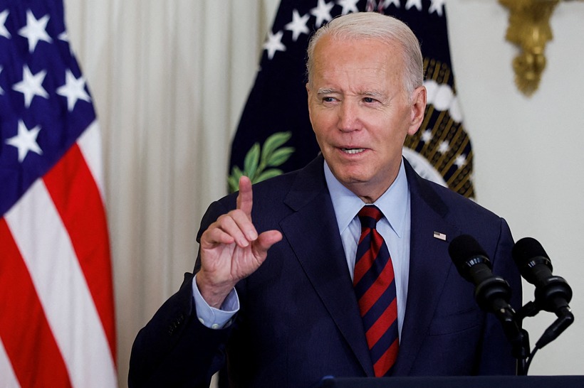 Tổng thống Mỹ Joe Biden chỉ đạo tăng cường viện trợ cho Ukraine. Ảnh: Reuters