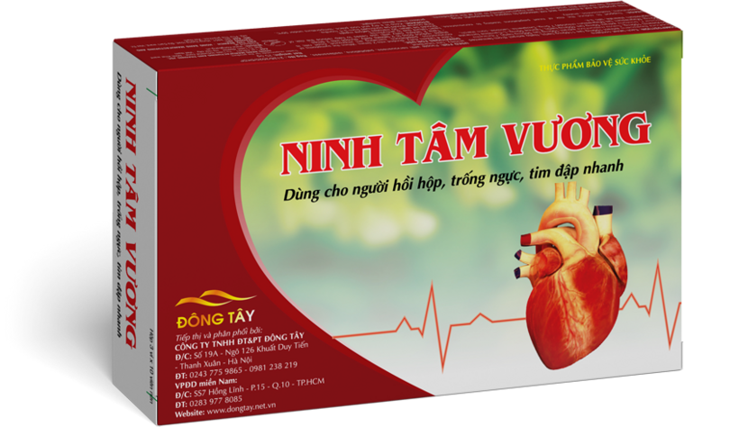 Ninh Tâm Vương hỗ trợ giảm tim đập nhanh, hồi hộp, đánh trống ngực hiệu quả