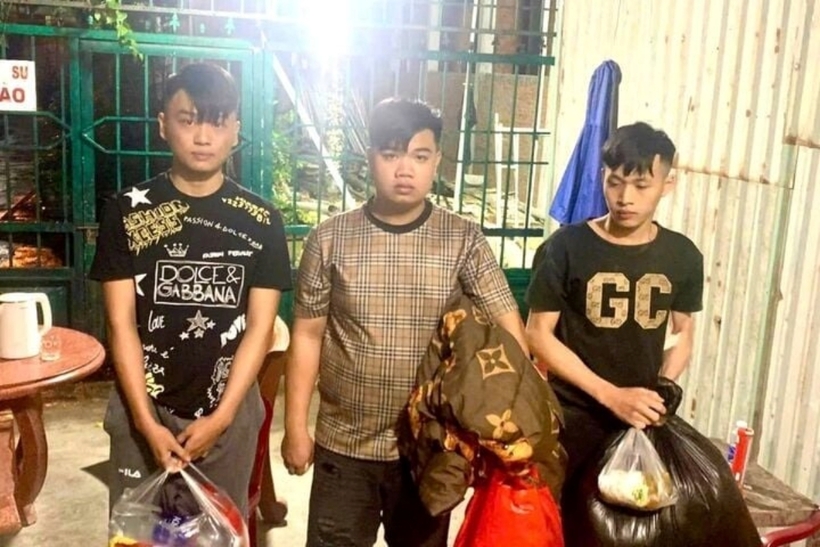 Các đối tượng Nguyễn Minh Quân, Trịnh Công Tịnh và Lê Tấn Phát. Ảnh: VTC News