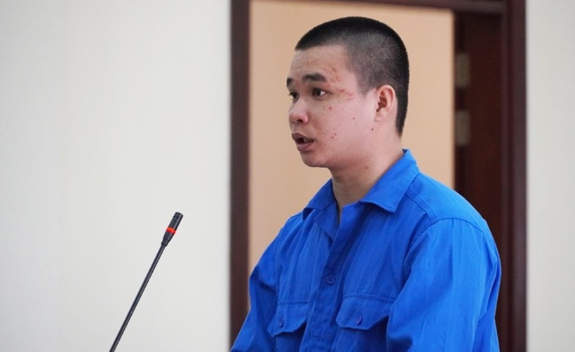 Lê Thành Dư nói lời sau cùng tại tòa. (Ảnh: VNE)