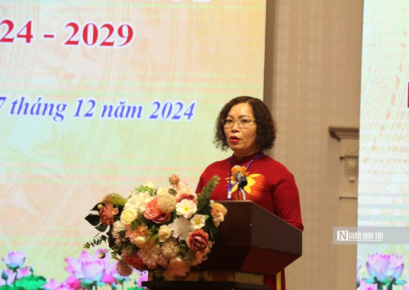 Bà Nguyễn Thị Thược - Giám đốc Sở Tư pháp, Chủ tịch Hội Luật gia tỉnh Tuyên Quang.