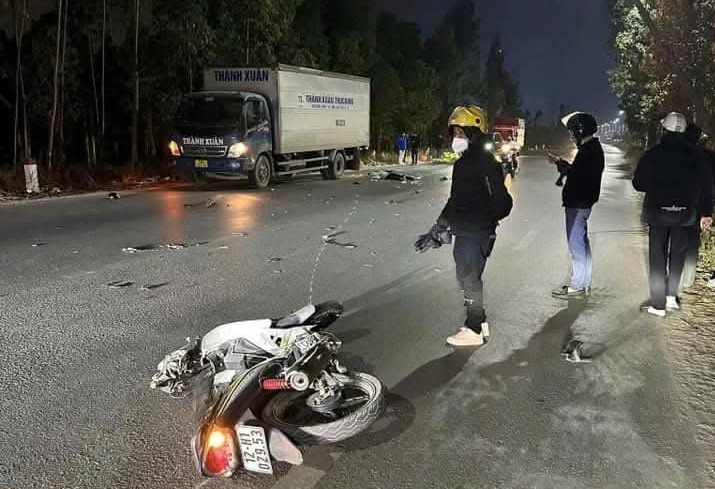 Hiện trường xảy ra vụ tai nạn. Ảnh: Báo Giao thông.