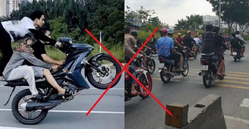 Theo Luật Trật tự an toàn giao thông đường bộ 2024 có 28 hành vi bị nghiêm cấp khi tham gia giao thông. Ảnh minh họa