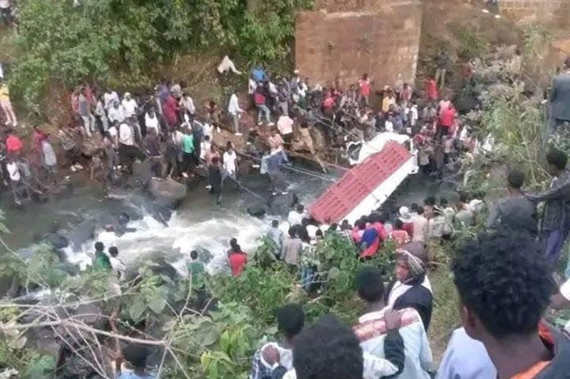 Hiện trường xảy ra vụ tai nạn. Ảnh: Al Jazeera.