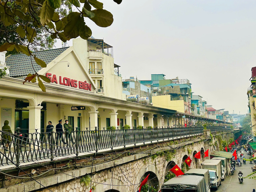 Đường sắt khánh thành công trình sửa chữa, cải tạo ke ga Long Biên