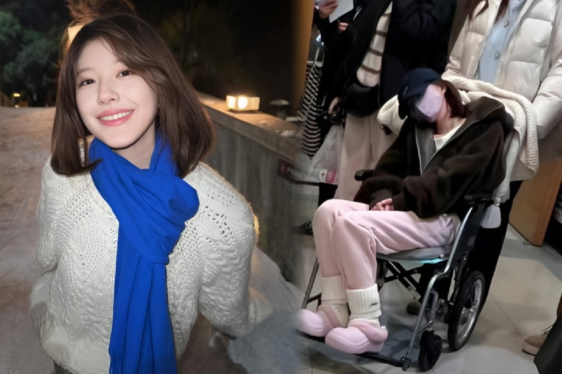 Triệu Lộ Tư khi khỏe mạnh và thời điểm vào viện.
