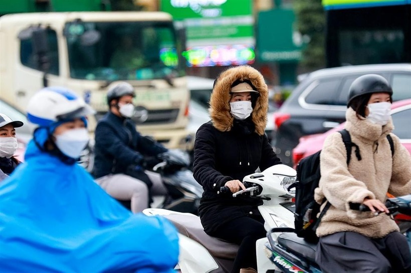 Miền Bắc đón rét khô ngay đầu năm 2025. Ảnh minh họa: Người đưa tin.