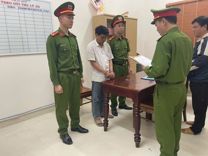 Đặng Thiều Bảo bị bắt khẩn cấp. Ảnh: VTC News